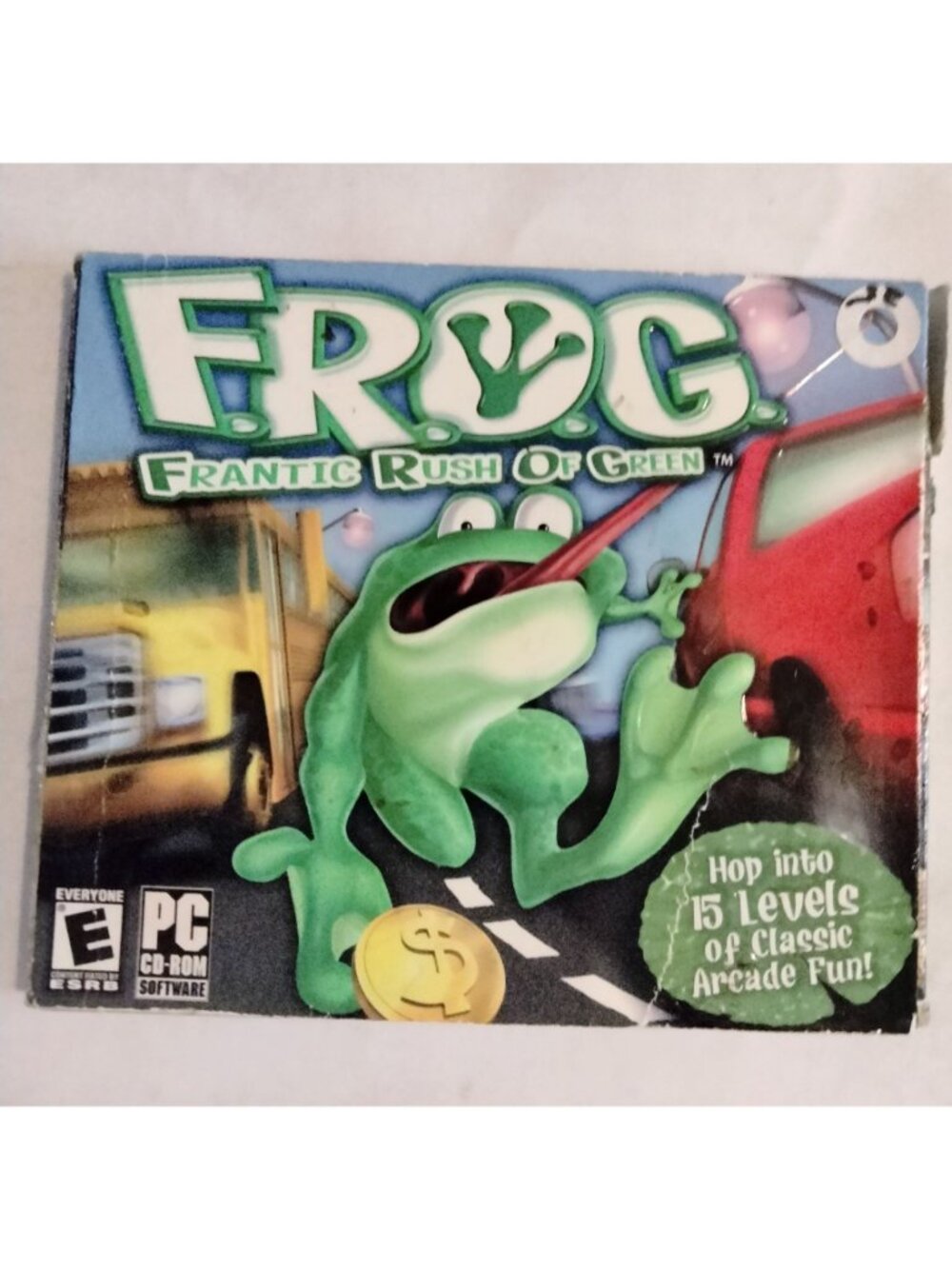 Frantic Rush Of Green Frog PC CD ROM Game Classic Arcade Fun Windows Linux - Picture 2 of 6